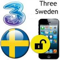 Sweden 3 Three Hutchison iPhone 2G / 3G / 3GS / 4 / 4S / 5 / 5S / 5C