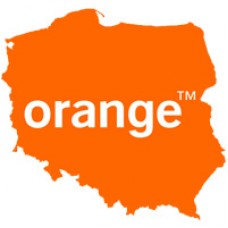 Poland Orange iPhone 3G / 3GS / 4 / 4S / 5 / 5S / 5C