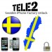 Tele2 Sweden iPhone 2G / 3G / 3GS / 4 / 4S