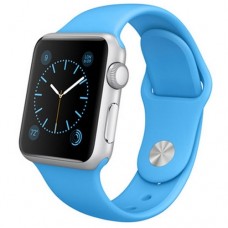 Watch Sport 38mm Silver Aluminum Case with Blue Sport Band (MJ2V2)