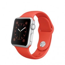 Watch Sport 38mm Silver Aluminum Case with Orange Sport Band (MLCF2)