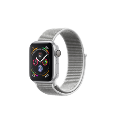 Apple Watch Series 4 GPS 40mm Silver Aluminum Case with Seashell Sport Loop (MU652)