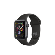 Apple Watch Series 4 GPS 40mm Space Gray Aluminum Case with Black Sport Band (MU662)