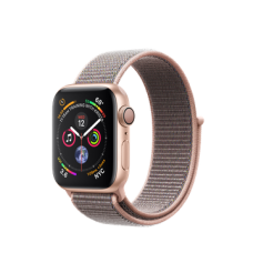 Apple Watch Series 4 GPS 40mm Gold Aluminum Case with Pink Sand Sport Loop (MU692)