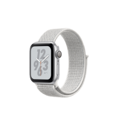 Apple Watch Nike+ Series 4 GPS 40mm Silver Aluminum Case with Summit White Nike Sport Loop (MU7F2)