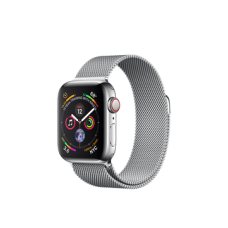 Apple Watch Series 4 GPS + Cellular 40mm Stainless Steel Case with Milanese Loop (MTUM2)