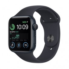 Apple Watch SE 2 44mm Midnight Aluminium Case with Midnight Sport Band (MNK03)