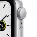 Apple Watch SE 40mm Silver Aluminum Case with White Sport Band (MYDM2) 