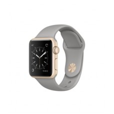 Apple Watch Series 1 38mm Gold Aluminum Case with Concrete Sport Band (MNNJ2)