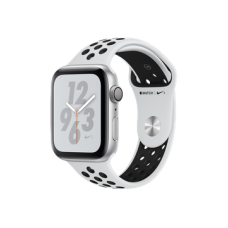 Apple Watch Nike+ Series 4 GPS 44mm Silver Aluminum Case with Pure Platinum/Black Nike Sport Band (MU6K2)