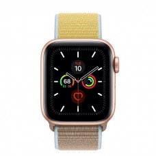 Apple Watch Series 5 40mm Gold Aluminium Case with Camel Sport Loop (MWTU2)