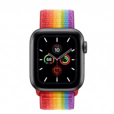 Apple Watch Series 5 40mm Space Gray Aluminium Case with Pride Sport Loop (MV9Q2)