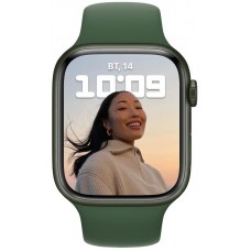 Apple Watch Series 7 41mm GPS Green Aluminum Case With Green Sport Band