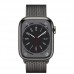 Apple Watch 8 41mm (GPS+LTE) Graphite Stainless Steel Case with Graphite Milanese Loop (MNJL3/MNJM3)