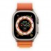 Apple Watch Ultra 49mm Titanium Case with Orange Alpine Loop Large (MQFM3)