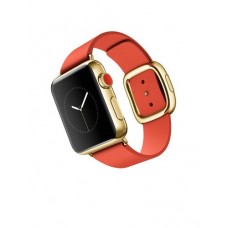 Watch Edition 38mm 18-Karat Yellow Gold Case with Bright Red Modern Buckle (MJ3G2)