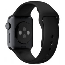 Ремінець 38mm Black Sport Band with Space Gray Stainless Steel Pin