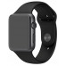 Ремінець 42mm Black Sport Band Stainless Steel Pin для Apple WATCH