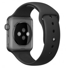 Ремешок Apple WATCH 38mm Black Sport Band with Space Black Pin MJ4F2