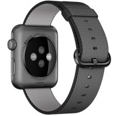 Ремешок Apple WATCH 42mm Woven Nylon Band Black MM9Y2