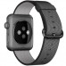 Ремешок Apple WATCH 42mm Woven Nylon Band Black MM9Y2