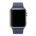 Ремінець 42mm Midnight Blue Leather Loop - L для Apple WATCH