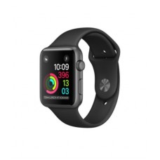 Apple Watch Series 2 38mm Space Gray Aluminum Case with Black Sport Band (MP0D2)