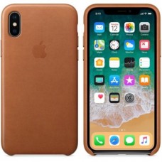 iPhone X Leather Case - Saddle Brown