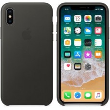 iPhone X Leather Case - Taupe