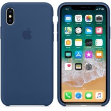 iPhone X Silicone Case - Blue Cobalt