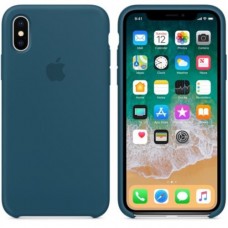 iPhone X Silicone Case - Cosmos Blue