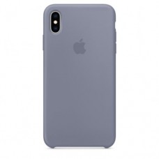 iPhone XS Max Silicone Case - Lavender Gray